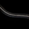 Fairfax Browband - Dark Grey Pearl -Horse Supplies Store 14145