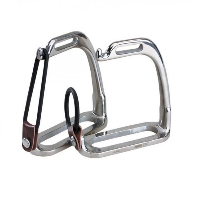 Korsteel Stainless Steel Peacock Stirrup Irons 3 Korsteel Stainless Steel Peacock Stirrup Irons
