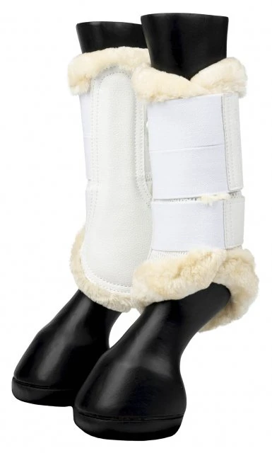 LeMieux Fleece Edged Mesh Brushing Boot 3 LeMieux Fleece Edged Mesh Brushing Boot