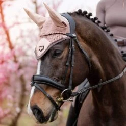 LeMieux Loire Satin Fly Hood - Rose 8 LeMieux Loire Satin Fly Hood - Rose -Horse Supplies Store 15348c