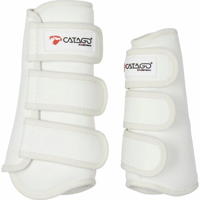 Catago Dressage Boots - White 3 Catago Dressage Boots - White