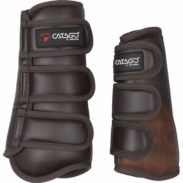 Catago Dressage Boots - Brown 3 Catago Dressage Boots - Brown