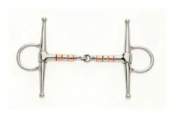 Copper Roller Full Cheek Jointed Snaffle