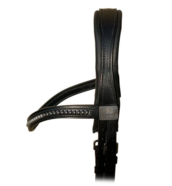 Fairfax Stallion Headpiece - Snaffle Bridle 3 Fairfax Stallion Headpiece - Snaffle Bridle