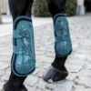 Kentucky Tendon Boots Bamboo Shield - Elastic - Emerald -Horse Supplies Store 17236