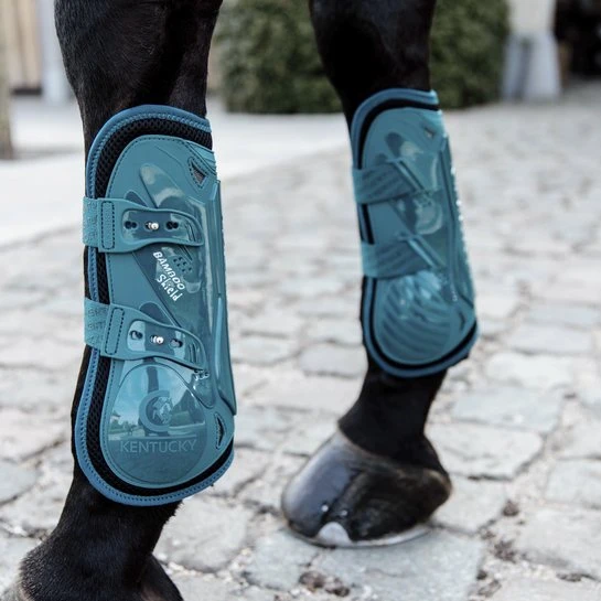 Kentucky Tendon Boots Bamboo Shield - Elastic - Emerald 3 Kentucky Tendon Boots Bamboo Shield - Elastic - Emerald
