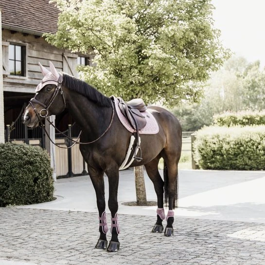 Kentucky Tendon Boots Bamboo Shield - Elastic - Old Rose 4 Kentucky Tendon Boots Bamboo Shield - Elastic - Old Rose - Image 2