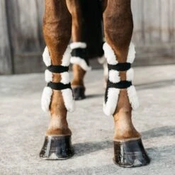 Kentucky Vegan Sheepskin Tendon Boot - Elastic -Horse Supplies Store 17238c
