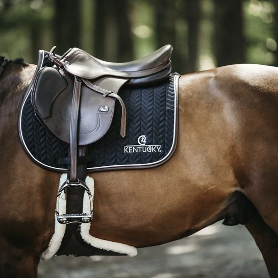 Kentucky Fishbone Leather Binding Jumping Pad 4 Kentucky Fishbone Leather Binding Jumping Pad - Image 2