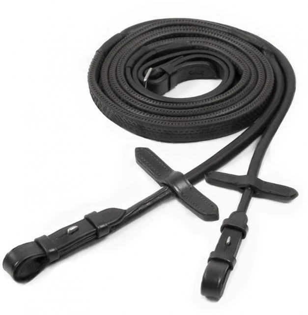 Schockemohle Rolled Rubber Reins 3 Schockemohle Rolled Rubber Reins