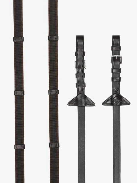 LeMieux Rubber Grip Continental Reins 3 LeMieux Rubber Grip Continental Reins