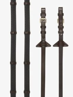 LeMieux Soft Rubber Reins With Stoppers -Horse Supplies Store 17814c