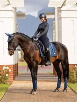 LeMieux Loire Fly Hood - Atlantic -Horse Supplies Store 18239d