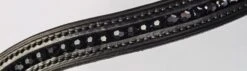 Fairfax Browband - Black Crystal